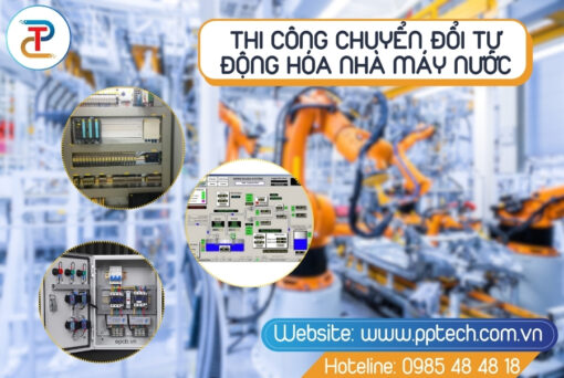 Thi Công Chuyển Đổi Tự Động Hóa Nhà Máy Nước